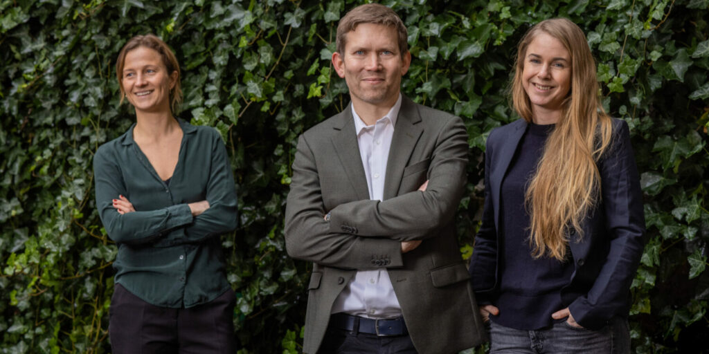 Agreena founders Julie Koch Fahler, Simon Haldrup and Ida Boesen are behind one of Europe's top agritech startups 