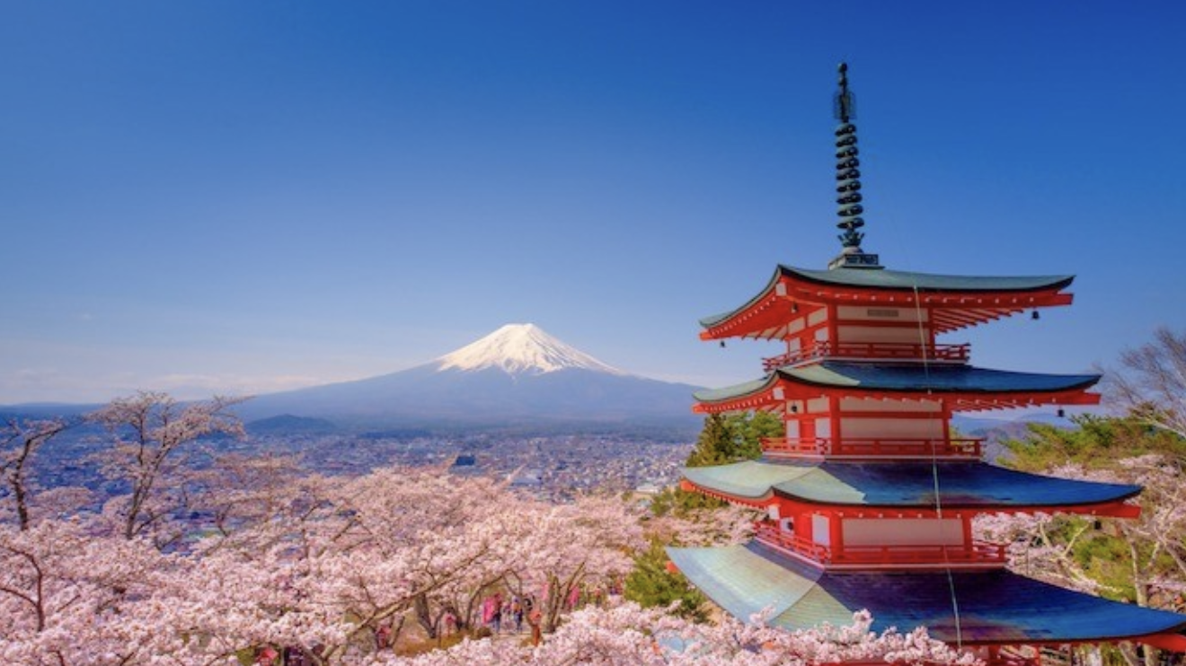 A Pagoda in Japan